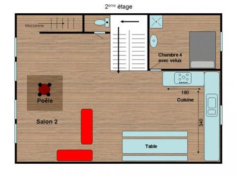 Plan du 2ème étage